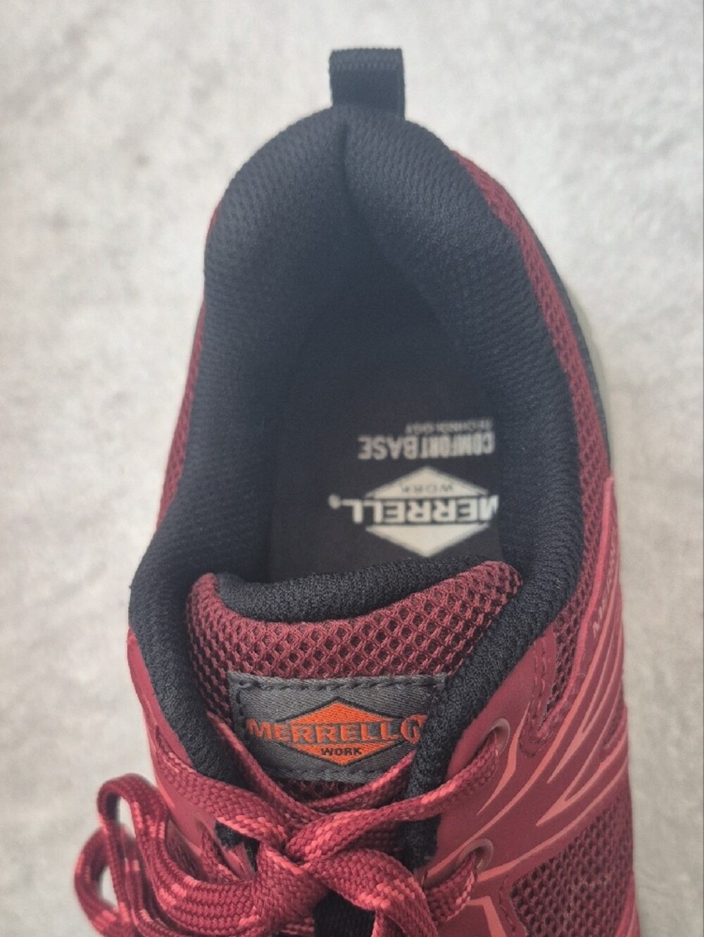 Merrell Men's Burgundy Athletic Sneakers - Picture 5 of 6